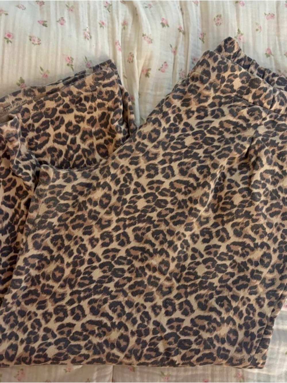 aerie Leopard Print sweats